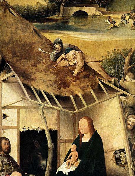Hieronymus Bosch The Adoration of the Magi Spain oil painting art